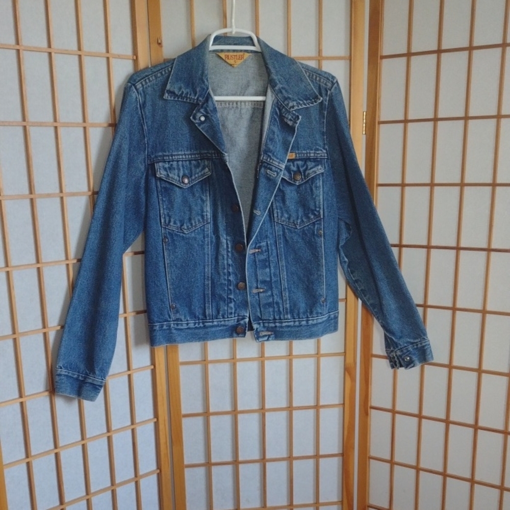 Vintage Denim Jacket, Rustler size S